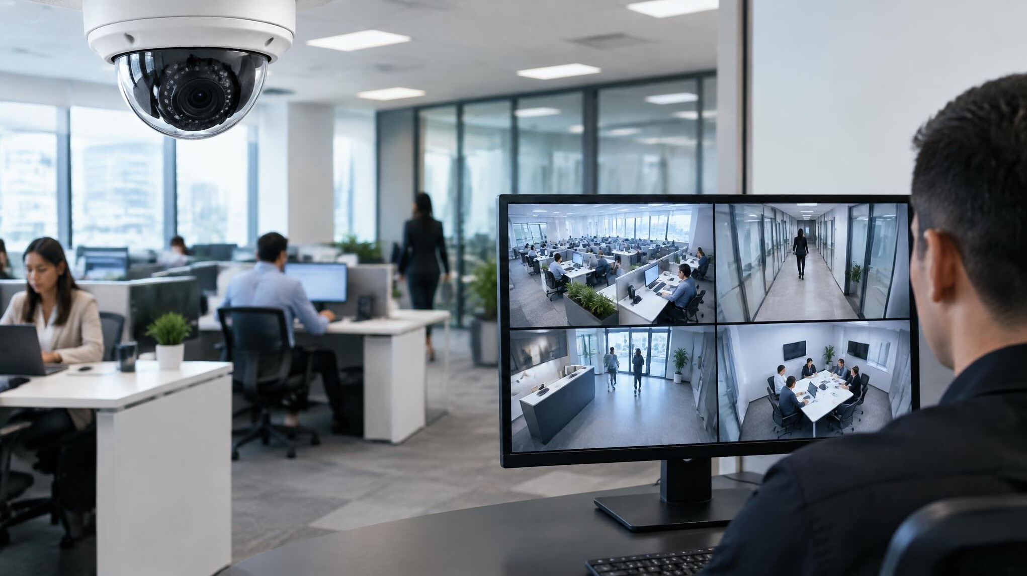 corporate office security camera