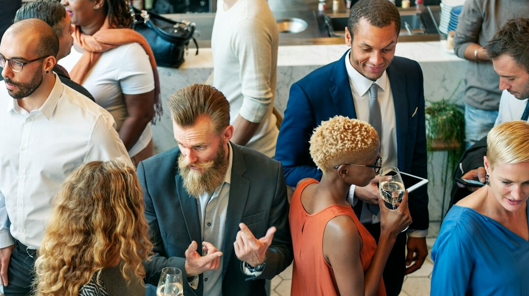diverse business professionals